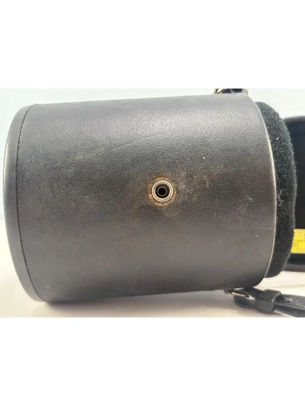 Vintage Camera Lens Hard Case w/ Extra Adjustable Strap - Black - 6